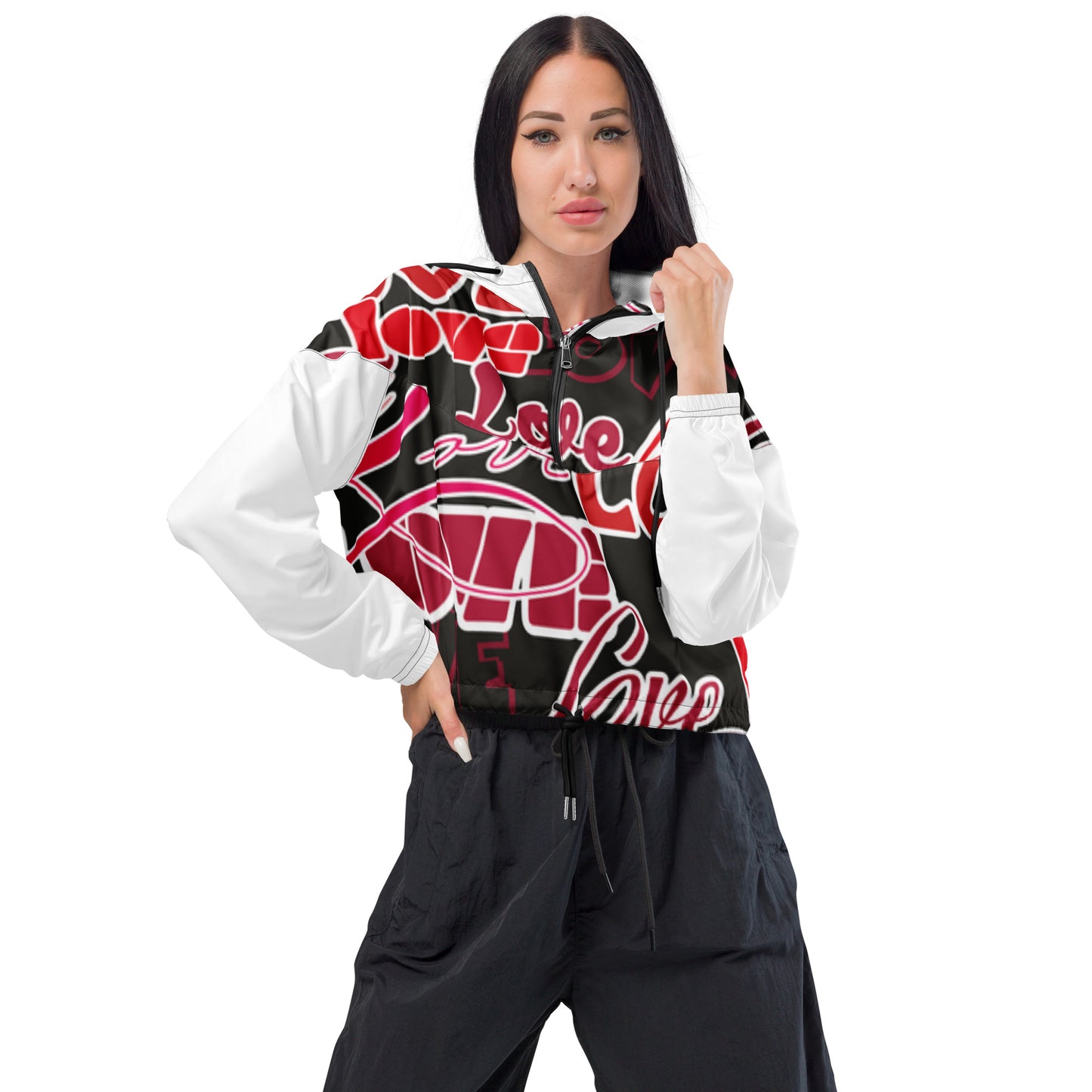 Women’s cropped windbreaker