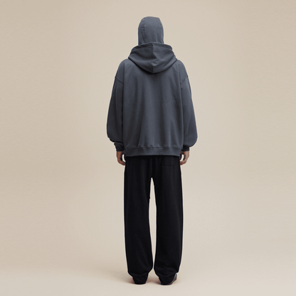 Zip-up Hoodie with Built-in Face Mask