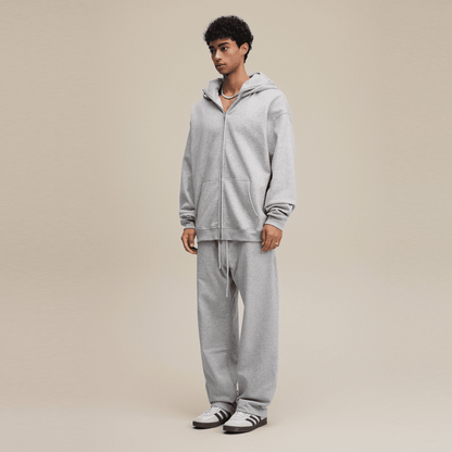 Zip-up Hoodie with Built-in Face Mask