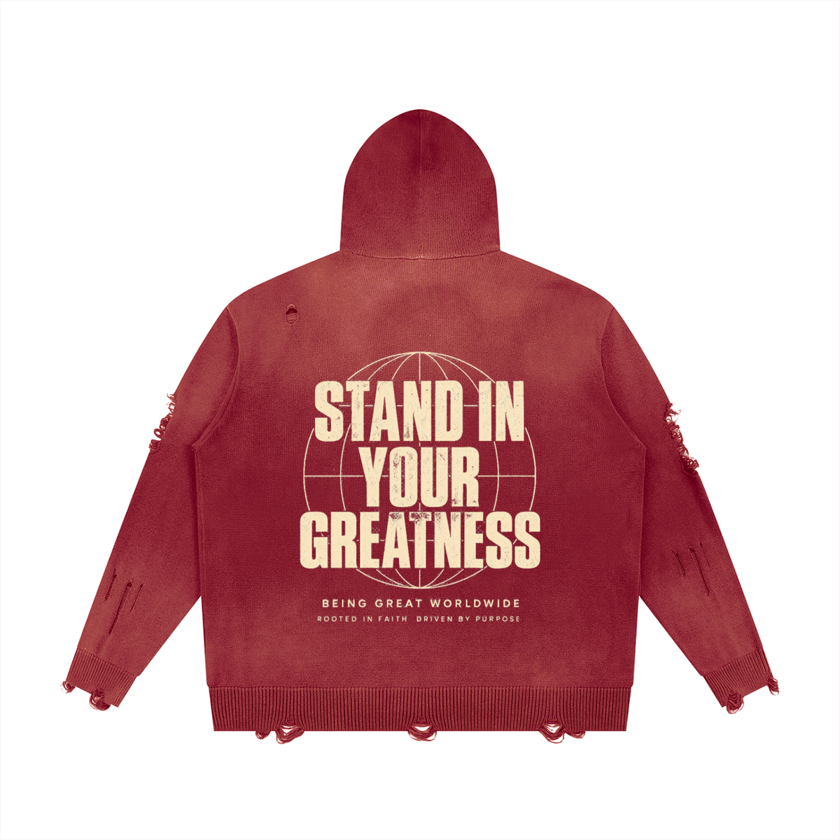 Hoodie,Distressed,Unisex,faith,streetwear,distressedhoodie,zipup,vintage,vintagewashed,sunfaded