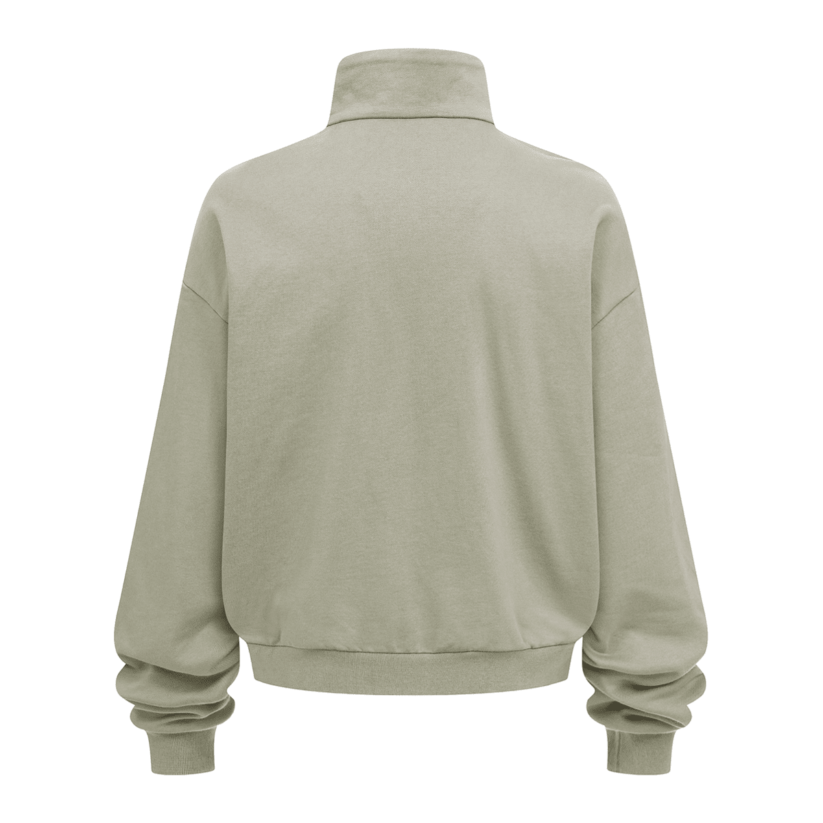 Unisex Heavyweight Brushed Stand-Collar Zip-Up Jacket (410GSM)