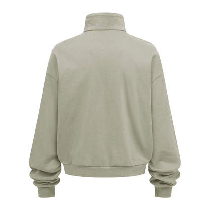 Unisex Heavyweight Brushed Stand-Collar Zip-Up Jacket (410GSM)
