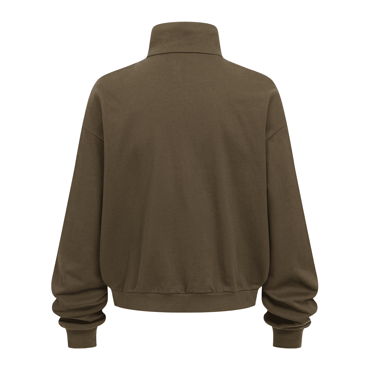 Unisex Heavyweight Brushed Stand-Collar Zip-Up Jacket (410GSM)