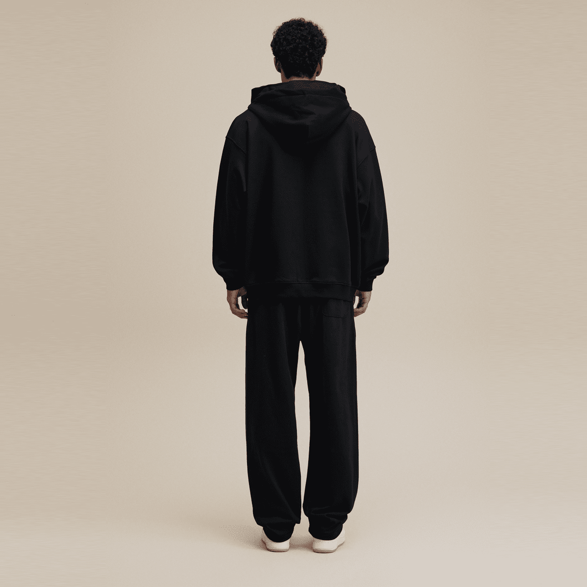 Zip-up Hoodie with Built-in Face Mask