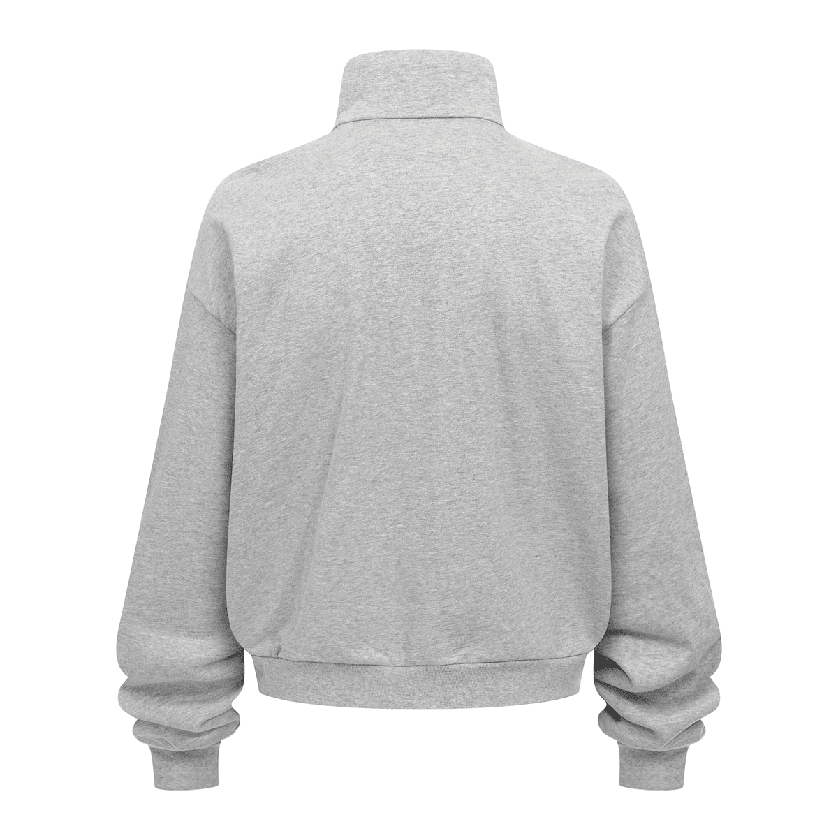 Unisex Heavyweight Brushed Stand-Collar Zip-Up Jacket (410GSM)