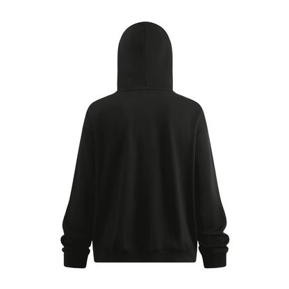 Zip-up Hoodie with Built-in Face Mask