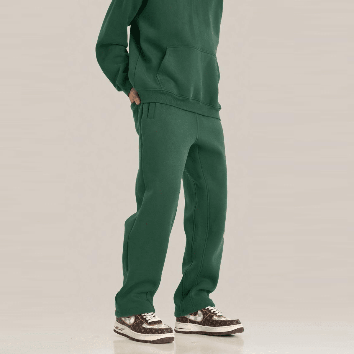 Unisex Fleece Oversized Sweatpants(380GSM)
