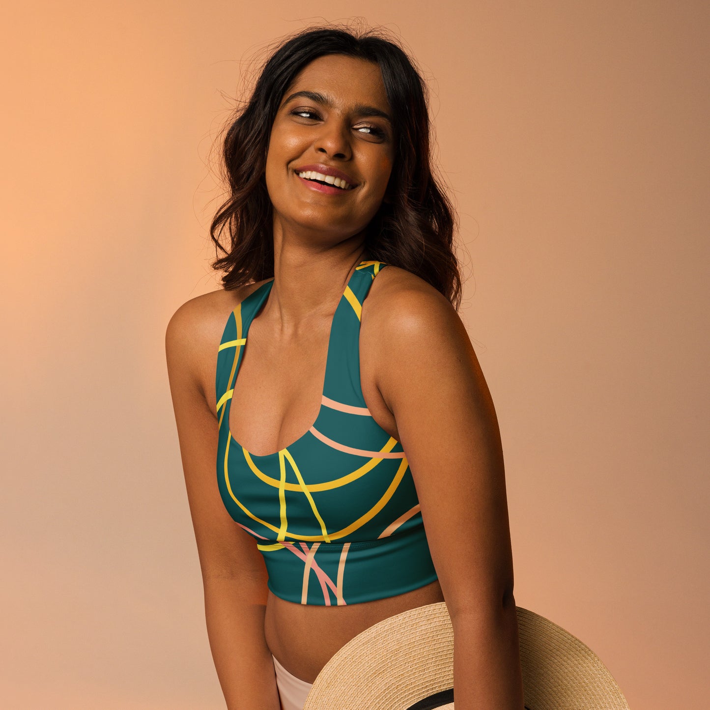 Longline sports bra