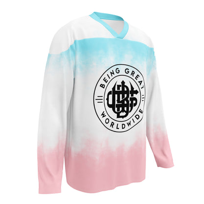 Recycled hockey fan jersey