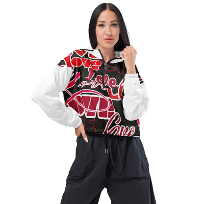 Women’s cropped windbreaker