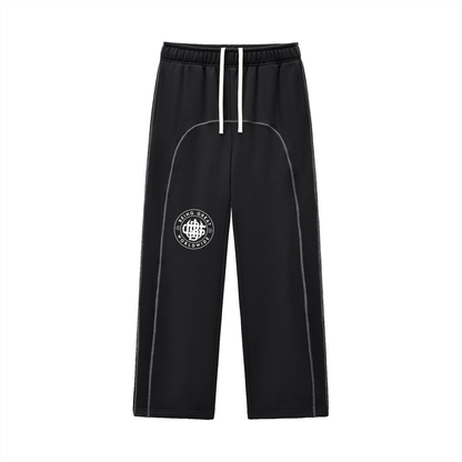 Contrast-Stitched Fleece Sweatpants