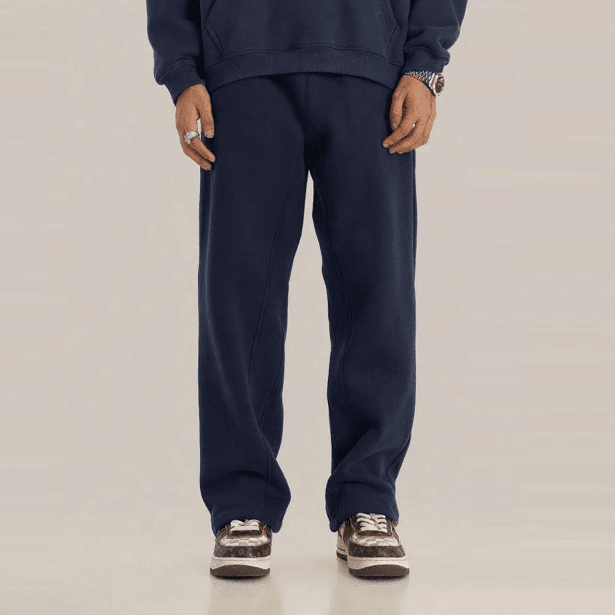 Unisex Fleece Oversized Sweatpants(380GSM)